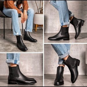 Thursday Boot Company Dutchess Black Chelsea Handmade Leather Boots
